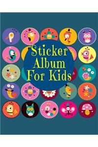 Sticker Album For Kids
