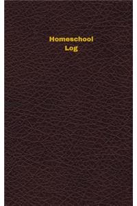 Homeschool Log (Logbook, Journal - 96 pages, 5 x 8 inches)