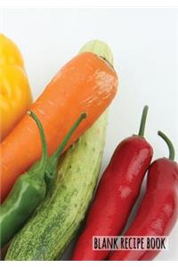 Blank Recipe Book - For Vegetarian Recipes