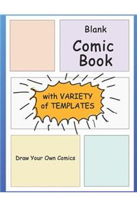 Blank Comic Book (Draw Your Own Comics)