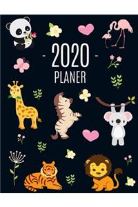 Dschungeltiere Planer 2020