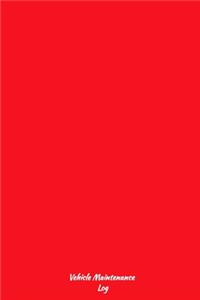 Red Vehicle Maintenance Log
