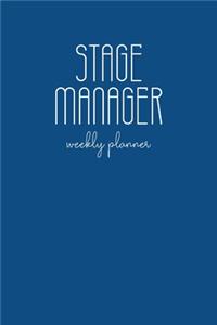 Stage Manager Weekly Planner