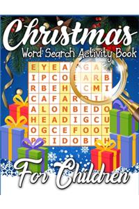 Christmas Word Search Activity Book for Children