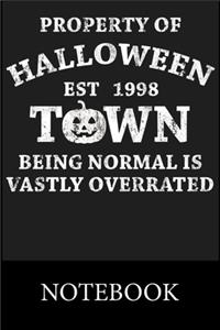Property of Halloween Town Est.1998 Notebook