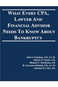 What Every CPA, Lawyer And Financial Advisor Needs To Know About Bankruptcy