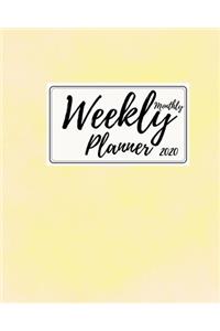 Weekly & Monthly Planner 2020