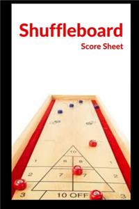 Shuffleboard Score Sheet