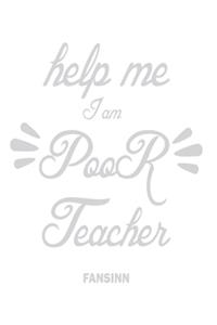 Funny School Teacher Notebook