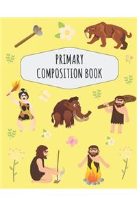 Caveman Primary Composition Book