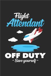 Flight Attendant off duty
