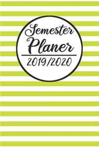 Semester Planer 2019 / 2020