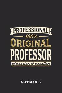 Professional Original Professor Notebook of Passion and Vocation