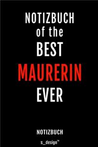 Notizbuch für Maurer / Maurerin