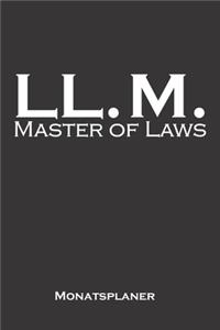 Master of Laws Monatsplaner
