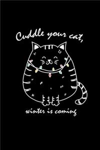 Cuddle your cat winter is coming