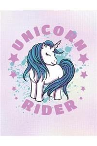 Unicorn Horse Rider Notebook