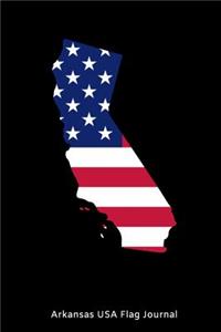 California USA Flag Journal