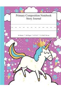 Primary Composition Notebook Story Journal: Educational Writing and Drawing Handwriting Activity Workbook