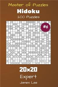 Master of Puzzles Hidoku - 200 Expert 20x20 vol. 6