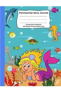 Penmanship Story Journal Composition Note Book 100 Sheets Primary Ruled Lines