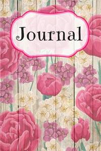 Pink Floral Journal