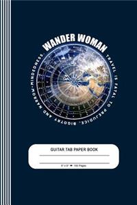 Wander Woman - Guitar Tab Paper Book