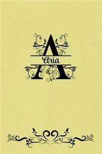 Split Letter Personalized Name Journal - Aria