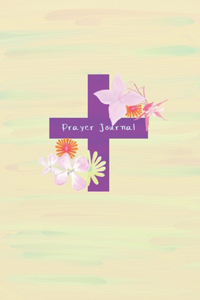 Floral Prayer Journal, with Purple Cross