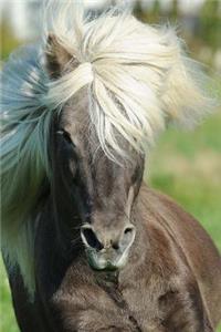 Beautiful Mane of the Icelandic Horse Blowing in the Wind Journal
