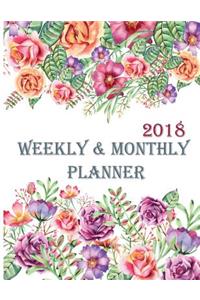 2018 Weekly & Monthly Planner