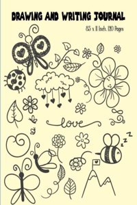 Drawing and Writing Journal for Kids (8.5 x 11 Inch, 120 Pages)