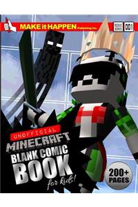 Unofficial Minecraft Blank Comic Book for Kids