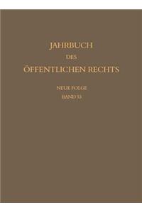 Jahrbuch des offentlichen Rechts der Gegenwart. Neue Folge