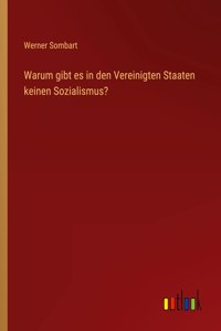 Warum gibt es in den Vereinigten Staaten keinen Sozialismus?