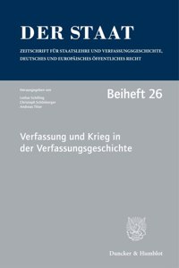Verfassung Und Krieg in Der Verfassungsgeschichte