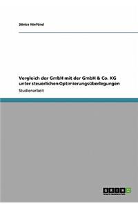 GmbH und GmbH & Co. KG. Ein Vergleich unter steuerlichen Optimierungsüberlegungen