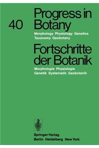 Progress in Botany/Fortschritte Der Botanik