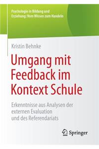 Umgang mit Feedback im Kontext Schule