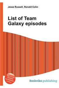 List of Team Galaxy Episodes