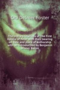 THE LITERARY RELATIONS OF THE FIRST EPI