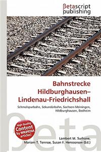 Bahnstrecke Hildburghausen-Lindenau-Friedrichshall