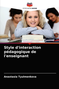 Style d'interaction pédagogique de l'enseignant