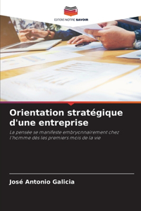 Orientation stratégique d'une entreprise