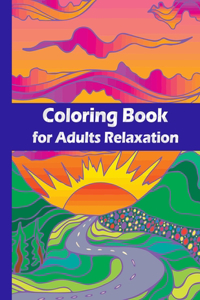 Coloring book for adults relaxation