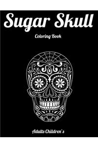 Sugar Skull Coloring Book Adults Children's
