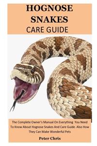 Hognose Snakes Care Guide