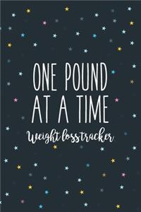 One Pound at a Time Weight Loss tracker Daily fitness journal Strength Training and Sleep tracker