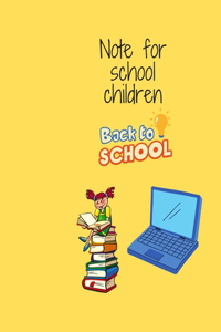 Note for school children