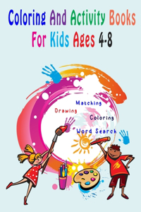 Coloring And Activity Books For Kids Ages 4-8